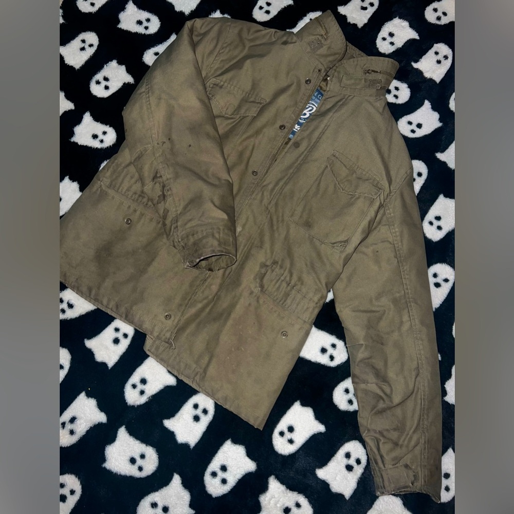 Men's Military Field Jacket - Brown